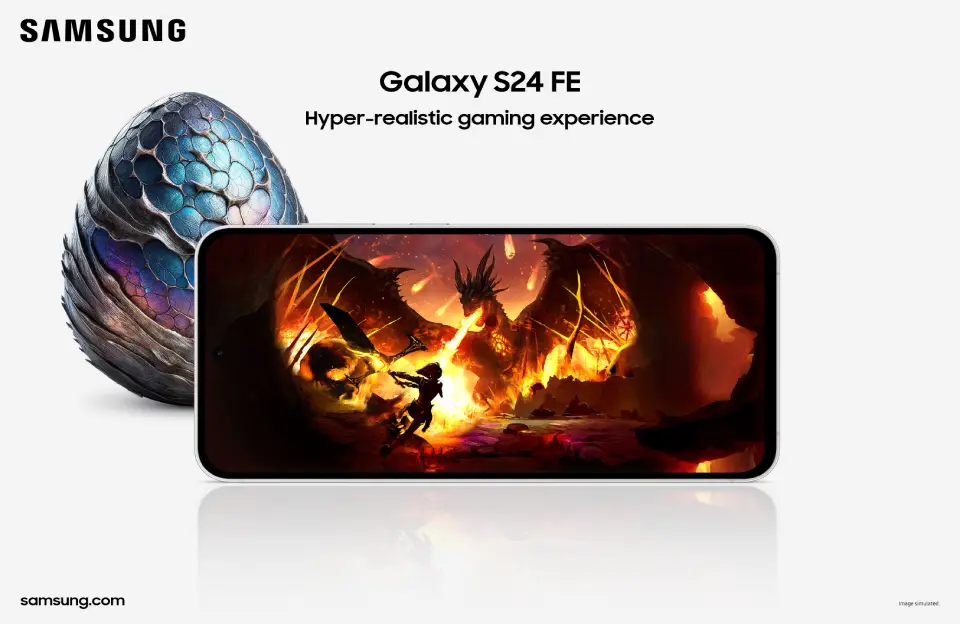 Samsung Galaxy smartfone.